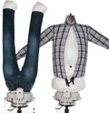 TUBIE Wärmepumpentrockner, blau/weiß, Original Hemdenbügler Bügelpuppe Blusenbügler Bügelmaschine