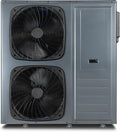 SMETA Warmwasser-Wärmepumpe, 14 kW, Schwarz/Grau, Monoblock Luft Wärmepumpe Warmwasser R290, Einphasig, 3-in-1 Heizung
