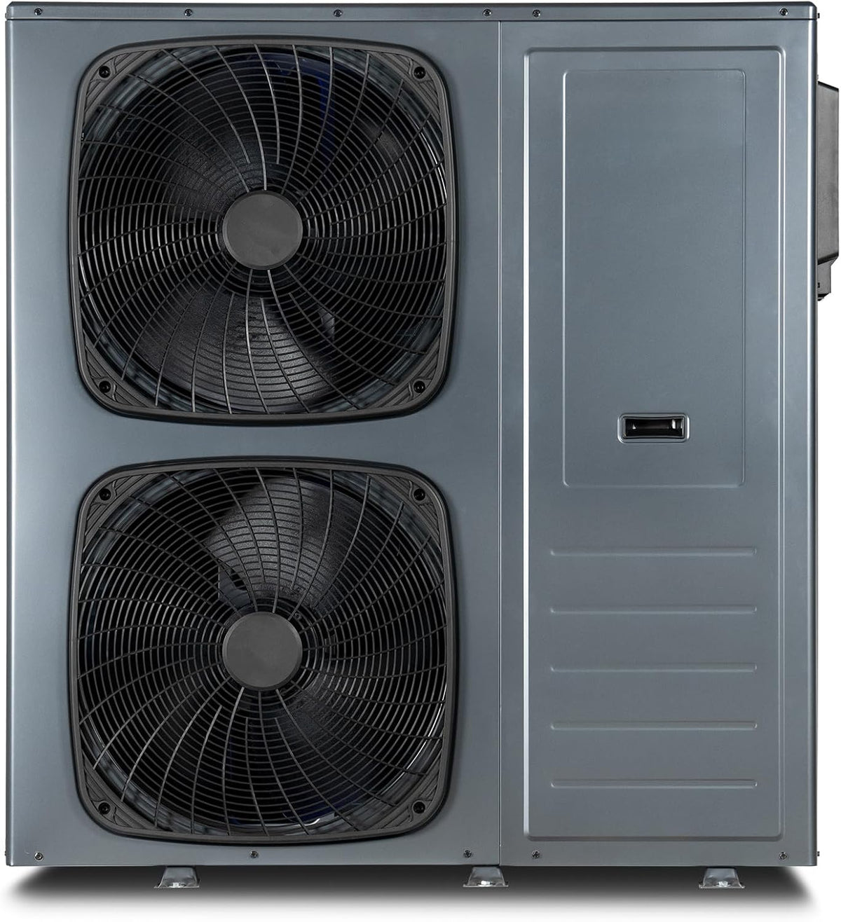 SMETA Warmwasser-Wärmepumpe, 14 kW, Schwarz/Grau, Monoblock Luft Wärmepumpe Warmwasser R290, Einphasig, 3-in-1 Heizung