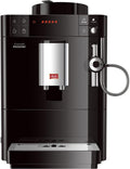 Melitta Espresso- Kaffeevollautomat Caffeo Solo Schwarz, Schwarz, Passione F530-102, mit Auto-Cappuccinatore-System