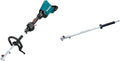 Makita Schlagschrauber, 115 cm, Schwarz/Silber/Blau, DUX60Z Akku-Multifunkt-Antrieb 2x18 V (ohne Akku, ohne Ladegerät) + Schaftverläng. LE400MP