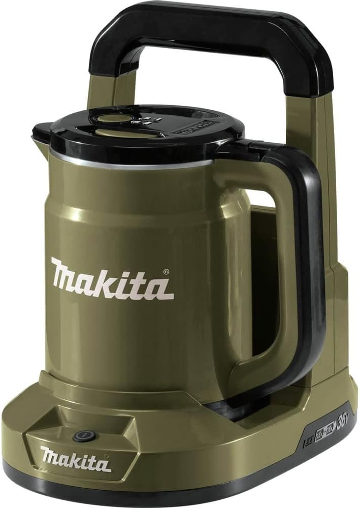 Makita Elektro- & Handwerkzeuge, 36 V, 18 V, Olivgrün/Schwarz, ADTK01Z Outdoor Adventure™ ( X2) LXT® Warmwasserkocher