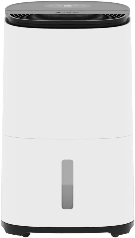 MEACO Luftentfeuchter, 20 l, Weiß/Schwarz, sehr leise, elektrischer Dry ABC, hohe Energieeffizienz, entfernt Feuchtigkeit und Kondensation im H