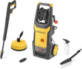 Stanley Hochdruckreiniger, 125 bar, 1600 W, 420 l, Gelb/Schwarz, SXPW16PE mit Patio Cleaner Deluxe und Feste Bürste (