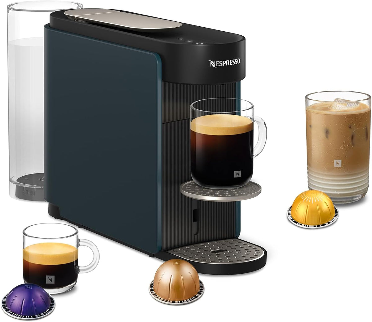 Nespresso Küche Haushalt & Wohnen,Küche Kochen & Backen,Kaffee Tee & Espresso, 1,4 Liter, Blau/Schwarz
