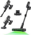 roborock Staubsauger, Schwarz, H60 Ultra kabelloser, 210AW Saugleistung, 90 Min Laufzeit, 90° Flexibler Saugrohr