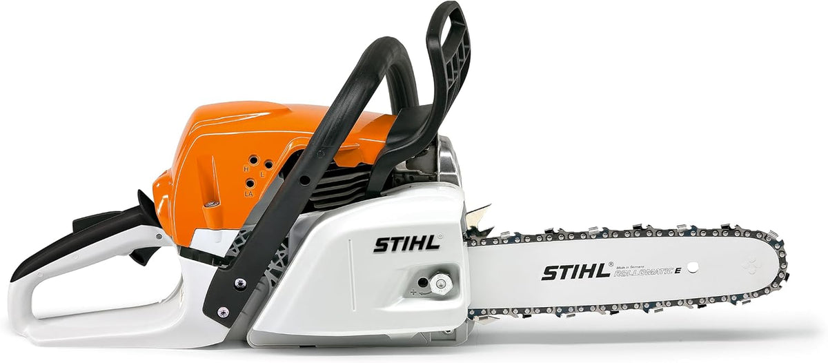 Stihl Kettensäge, 35 cm, Orange/Weiß, Motorsäge MS 231 - Schienenlänge