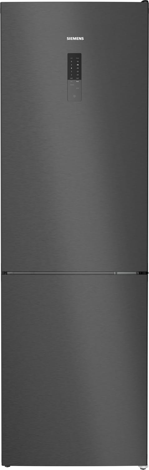 SIEMENS Kühl-Gefrierkombination, 186 x 60 cm, 218 L, 103 L, Anthrazit, KG36NXXBF iQ300 Kühl-Gefrier-Kombination