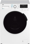 Beko Waschtrockner, 8 kg, 5 kg, Weiß/Schwarz, WDW85141Steam1 b300 freistehend, Waschen, Trocknen, allergikergeeignet
