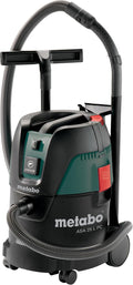 metabo Nass-Trockensauger, 7,5 m, 25 L, Schwarz/Grün, Allessauger ASA PC, 602014000, Nass-/Trockensauger mit manueller Filterabreinigung