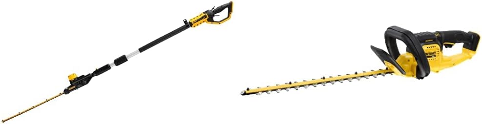 DEWALT Heckenschere, 55 cm, 25 mm, 25 mm, 18 V, Schwarz/Gelb, Akku-Stab DCMPH556N ( Schwertlänge, Schnittstärke)