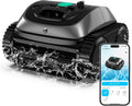 WYBOT Poolroboter, Schwarz/Grau, fully automatic pool cleaner floor, waterline, 150 ㎡-Grau