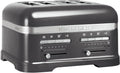 KitchenAid Toaster, Silber, Artisan 5KMT4205 mit 4 Schlitzen Medaillon