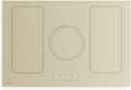 Klarstein Kochfeld, 11500 W, 77 cm, Beige, Victoria Induktions -, 5 Zonen & Flexzonen, Boost, Retro Design, Slider Touch