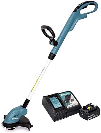 Makita Rasentrimmer, 260 mm, 4,0 Ah, 18 V, Blau/Schwarz/Weiß, DUR 181 RM1 Akku + 1x Akku + Ladegerät