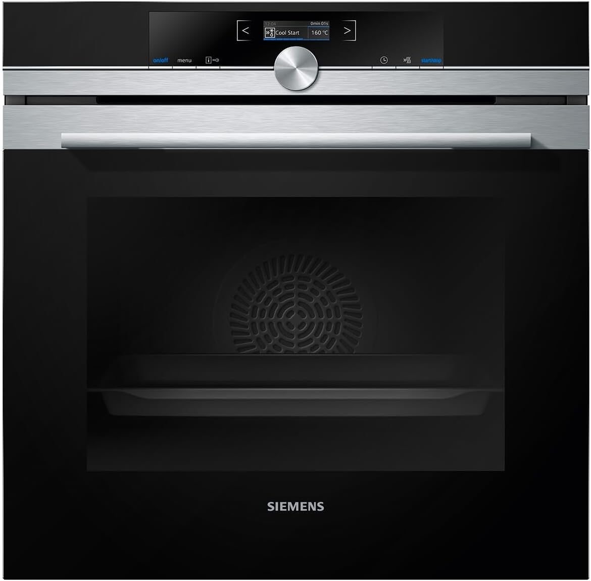 SIEMENS Backofen, 71 l, Schwarz/Edelstahl, HB634GBS1 iQ700 Einbau / A+ / / / 4D Heißluft