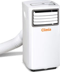 Climia Klimaanlage, Weiß, CMK 2600 mobiles Klimagerät mit ökologischem Kühlmittel, 3-in-1, Aircondition, Ventilator und Luftentfeuchter