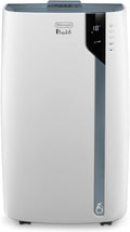 De'Longhi Klimaanlage, 100m, Weiß/Grau, Pinguino PAC EX105 Mobiles Klimagerät mit, 10.000 BTU/h, für Räume bis ³