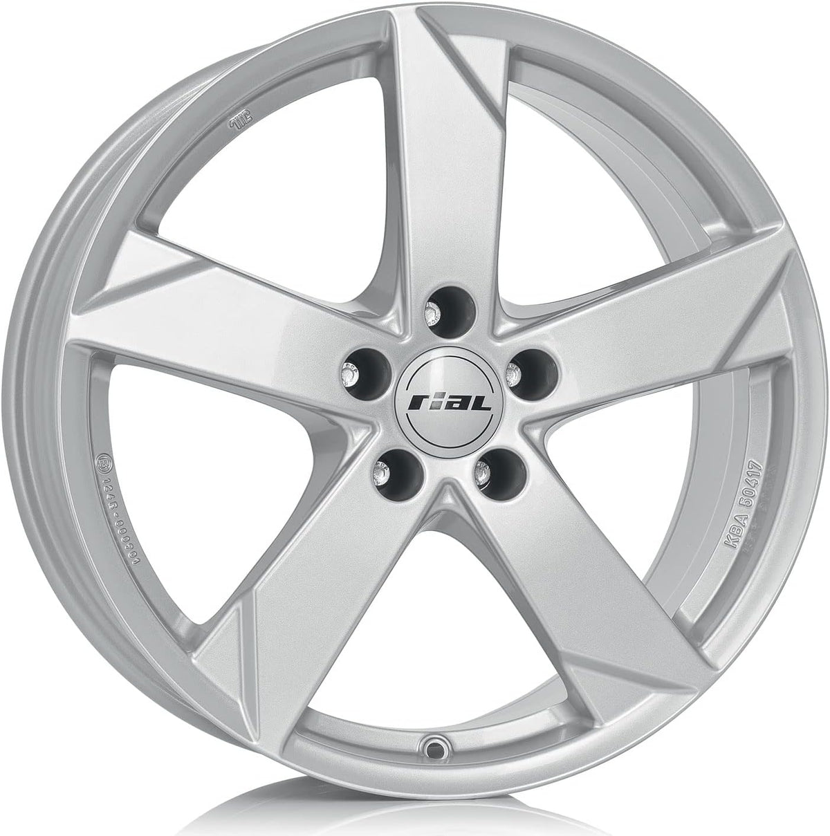 Rial Felgen, 18 Zoll, Silber, KODIAK 8J x ET 42 LK 5x108 Alufelge Felge KBA NEU