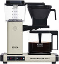 Moccamaster Kaffeemaschine, 1.25 L, Off-White/Schwarz, KBG Select, Retro, Filterkaffee