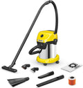 Karcher Staubsauger, 1000 W, 17 L, Gelb/Schwarz, Kärcher WD 3 S V-17/6/20 Auto Nass- und Trockensauger