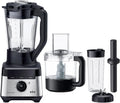 Braun Küche Haushalt & Wohnen,Elektrische Küchengeräte,Küchenmaschinen Rührgeräte & Mixer, 1400 W, Schwarz/Silber
